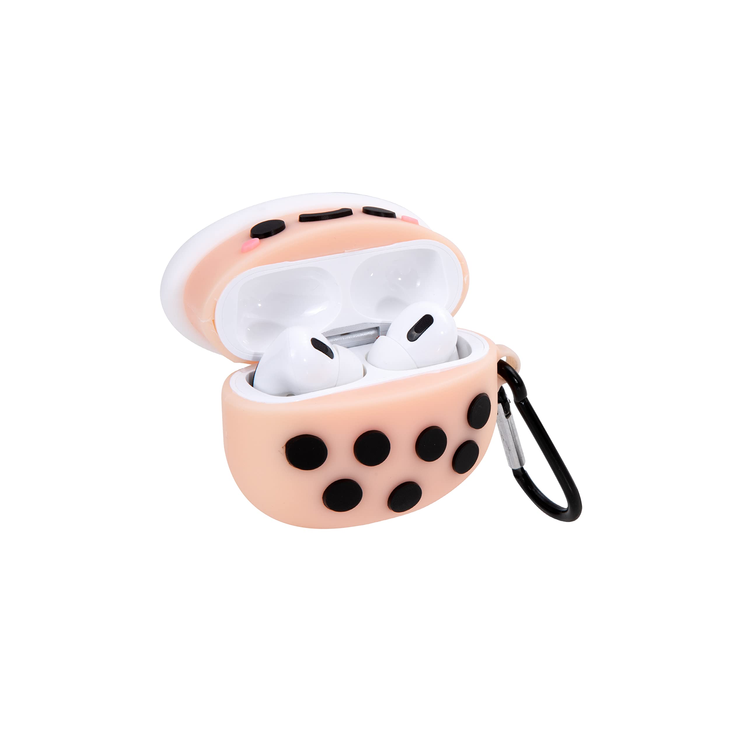 AirPodsproのかばー Amazon.com: KIQ Cartoon for Airpods Pro Case Cover Cute Soft