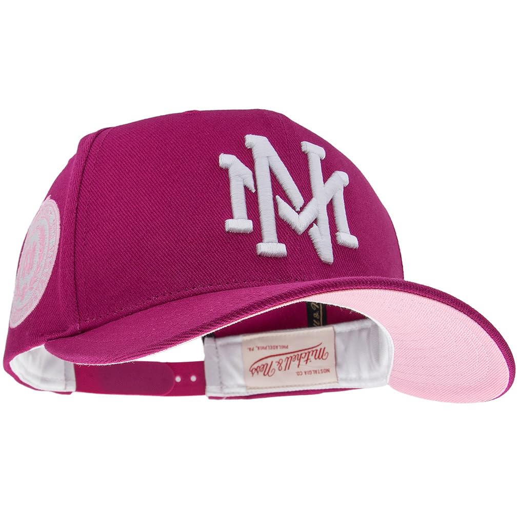 Mitchell & Ness Branded Pro Crown Snapback Gorra rosa