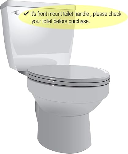 Miniatura 4 de Honoson 4 piezas de mango para tanque de inodoro, palanca empotrada de repuesto universal para la mayoría de inodoros de montaje frontal