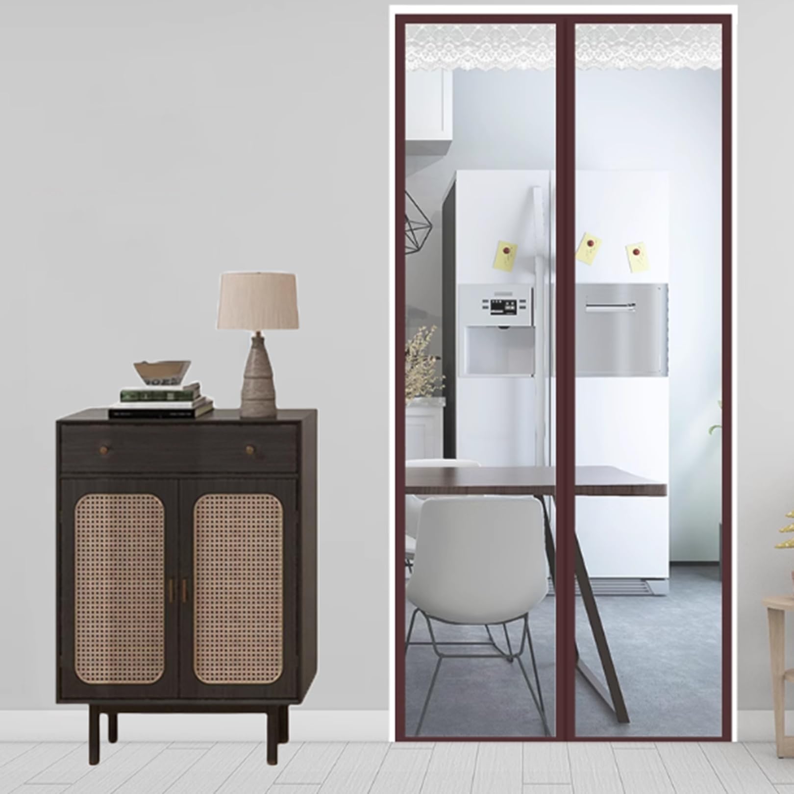 Rideau thermique transparent magnétique anti froid pour retrouver un intérieur doux