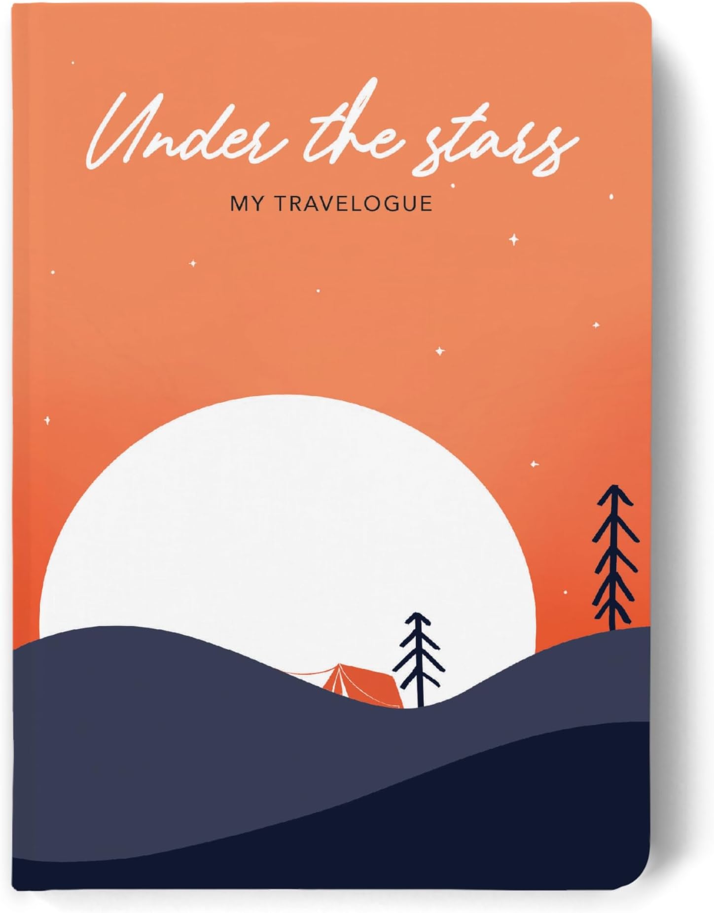The Journal Lab My Travelogue Travel Journal Scrapbook for Adults & Kids; Travel Diary with Pockets, Space for Fun Prompts, Travel Memories; Best for Travel Gifts, 176 pages Camping