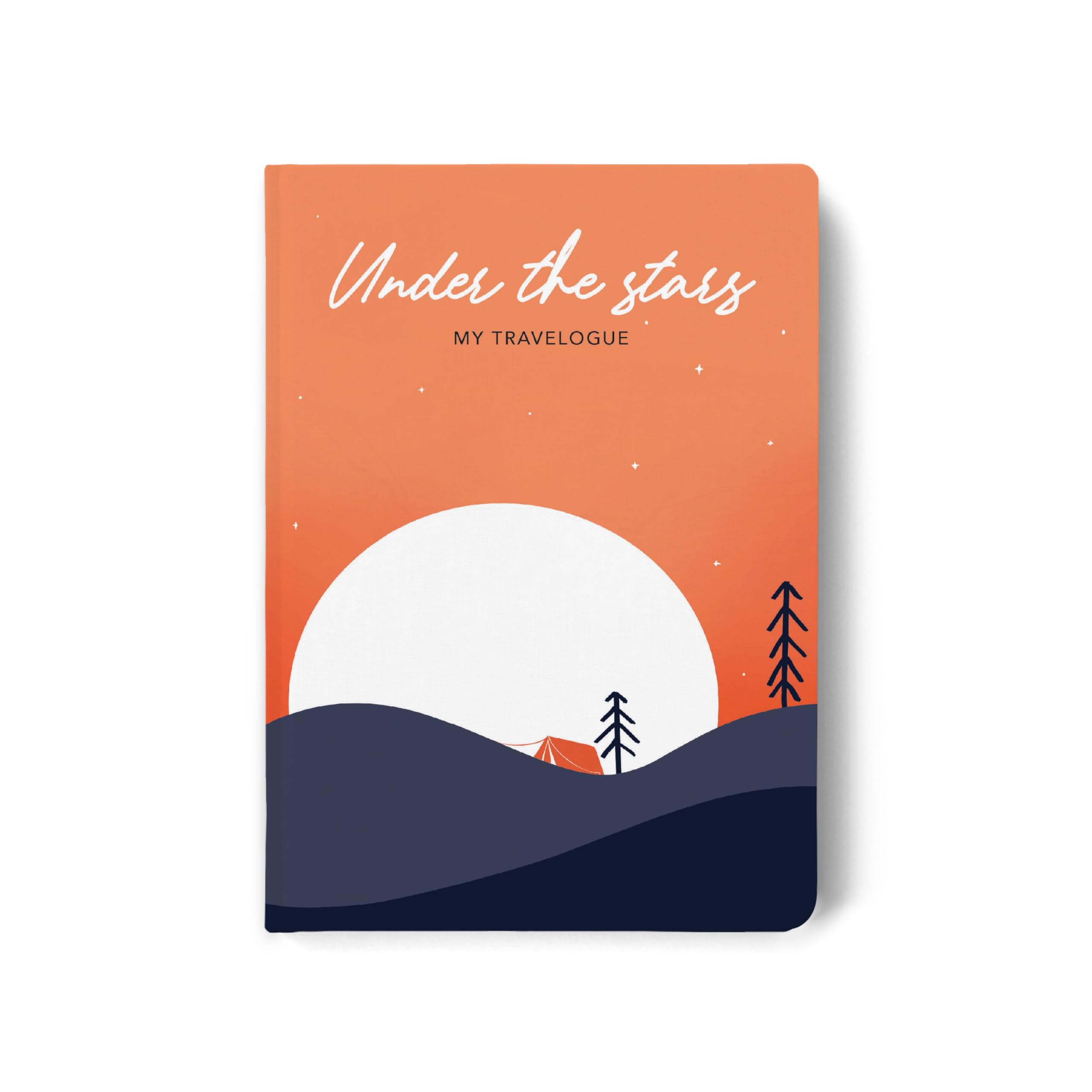 The Journal Lab My Travelogue Travel Journal Scrapbook for Adults & Kids; Travel Diary with Pockets, Space for Fun Prompts, Travel Memories; Best for Travel Gifts, 176 pages Camping