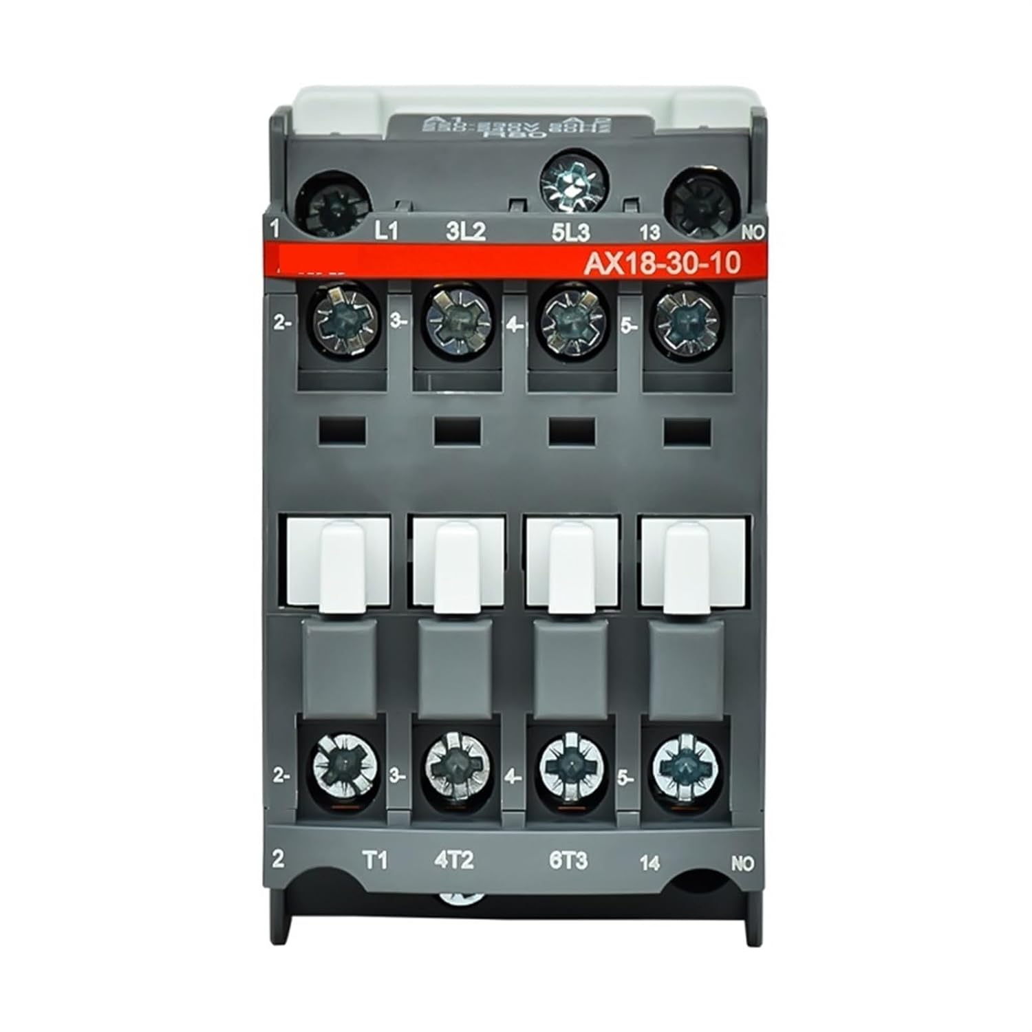 3-ploe Contactors AX Series 1NC Or 1NO 50HZ/60HZ 24V~440V 18A AX18-30-10 (1NO) AX18-30-01 (1NC) 1Pcs(AX18-30-10 110V)