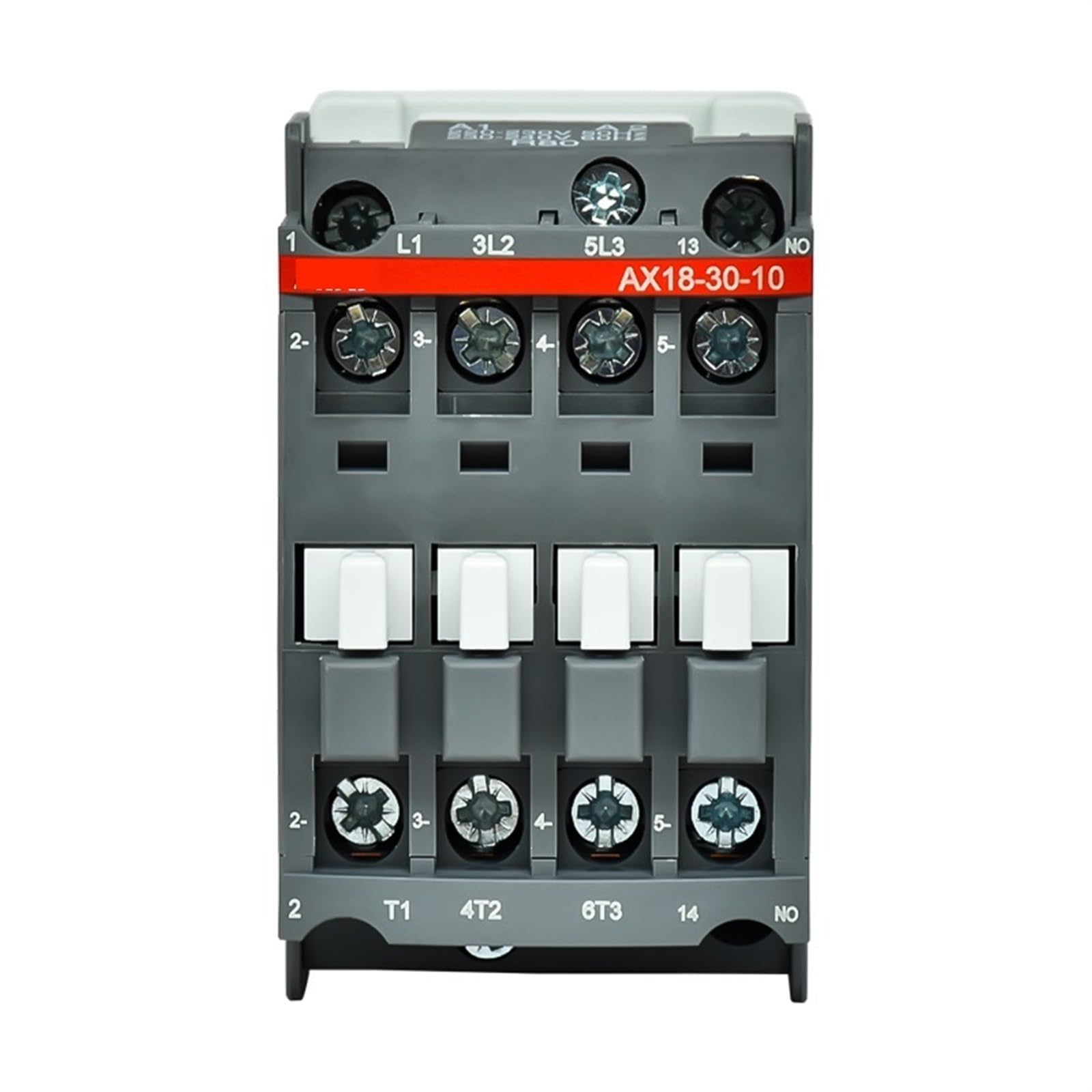 HUUOQIWY 3-ploe Contactors AX Series 1NC Or 1NO 50HZ/60HZ 24V~440V 18A AX18-30-10 AX18-30-01 1Pcs(Ax18-30-01 110v)