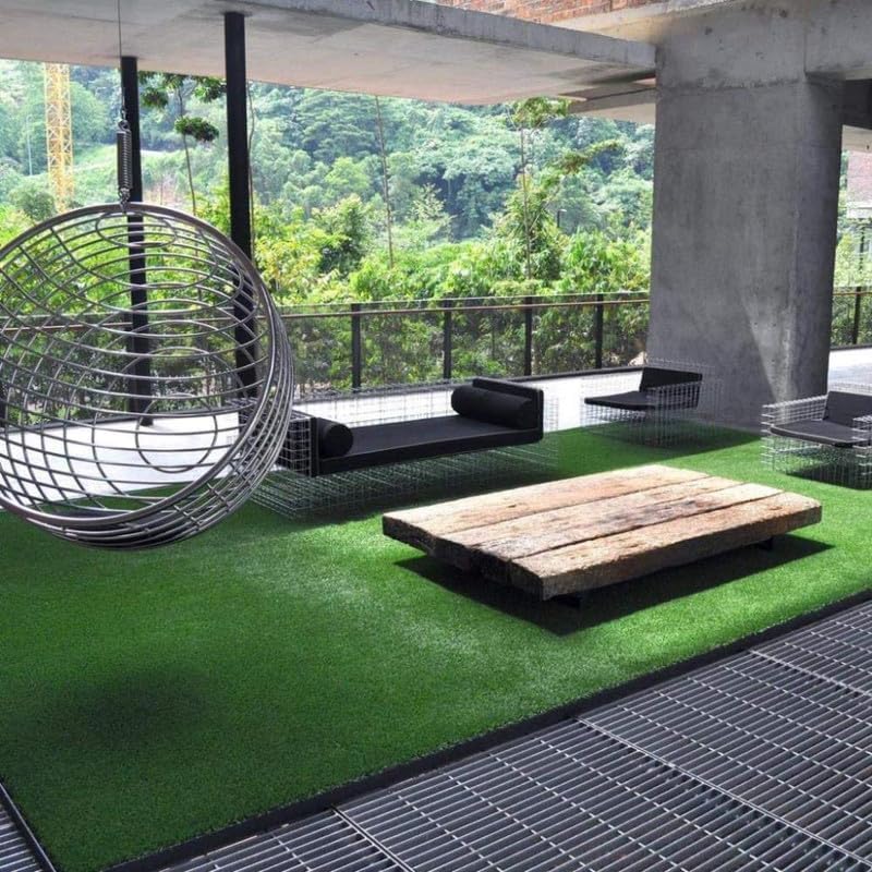 Image of 45 MM Multipurpose Anti Skid Artificial Green Grass Mat /Floor Mat /Carpet /Rug /Garden Carpets for Indoor /Outdoor /Balcony /Roof /Terrace