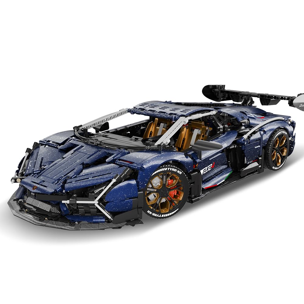 DUANT 1:8 Scale Supercar Building Blocks Kit, 4260 Pcs Speedy Sports Car Model, MOC Technik Racing Car - Collectible Display Brick Gift for Adults โ image 1