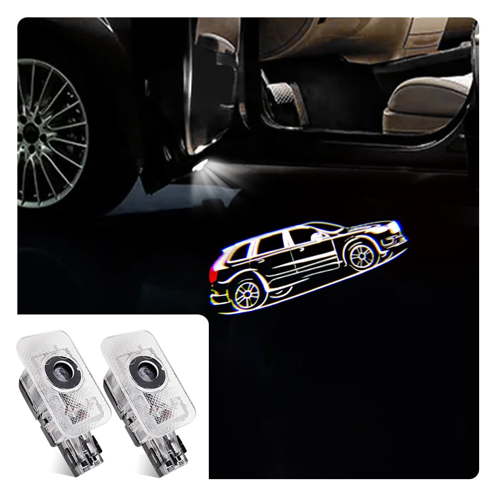 XC90 XC60 Car Door Lights Logo Ghost Shadow Welcome Puddle Projection Light Compatible for XC90 XC60 Accessories (CX90)