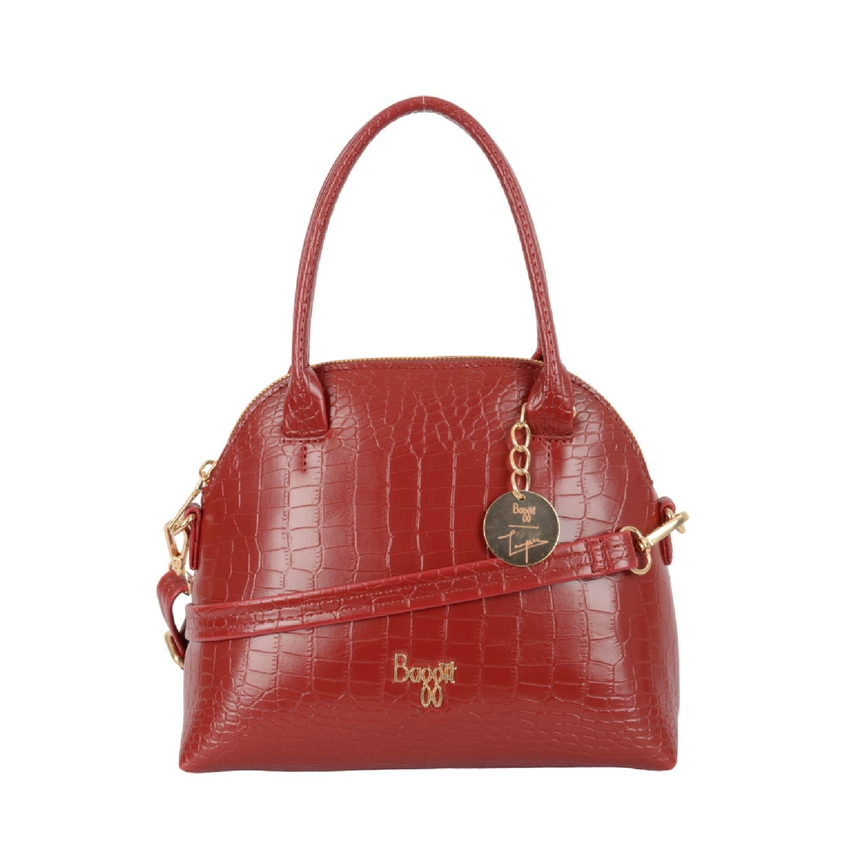 Baggit Women Red Bowling Handbag Medium Size | Ladies Stylish Casual Purse Bag (B0D422W33F) Amazon Price History, Amazon Price Tracker