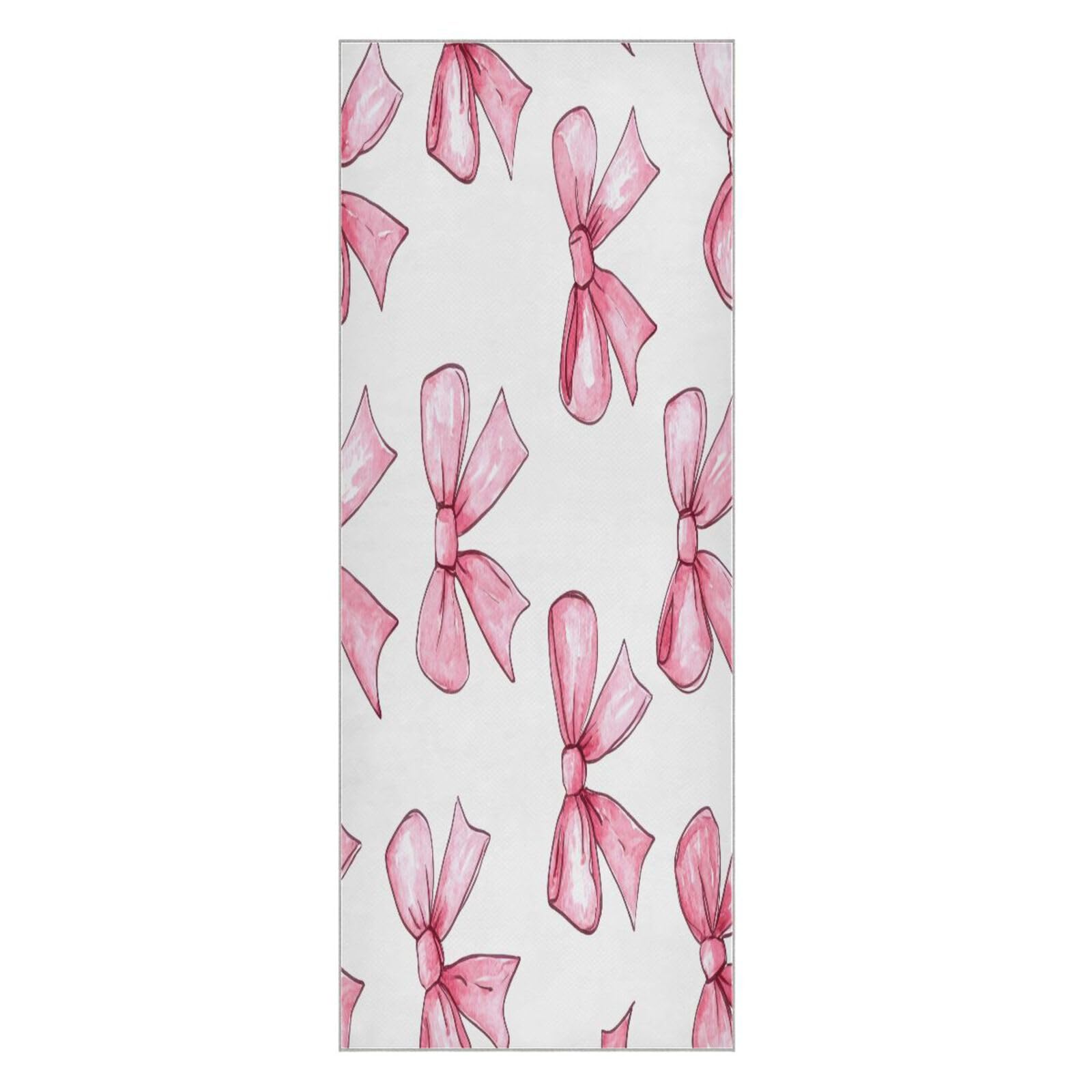BURSTDDY Bows Hot Yoga Towel Absorbent Non Slip Yoga Mat Towel