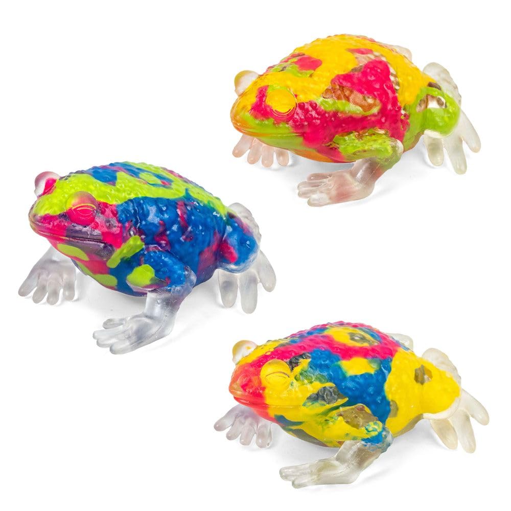 Inkerz Frog (One Supplied at Random) – Squishy Paint Effect Sensory Fidget Toy, Squeeze Toy for Kids, Stress Relief, Squish Craze Trend — image 1