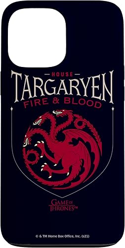Funda para iPhone 13 Pro Max Game of Thrones House Targaryen Sigil