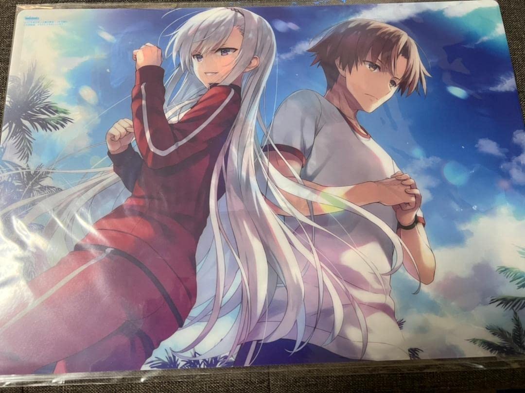 Amazon.co.jp: よう実 綾小路清隆と鬼龍院楓花 デスクマット : おもちゃ