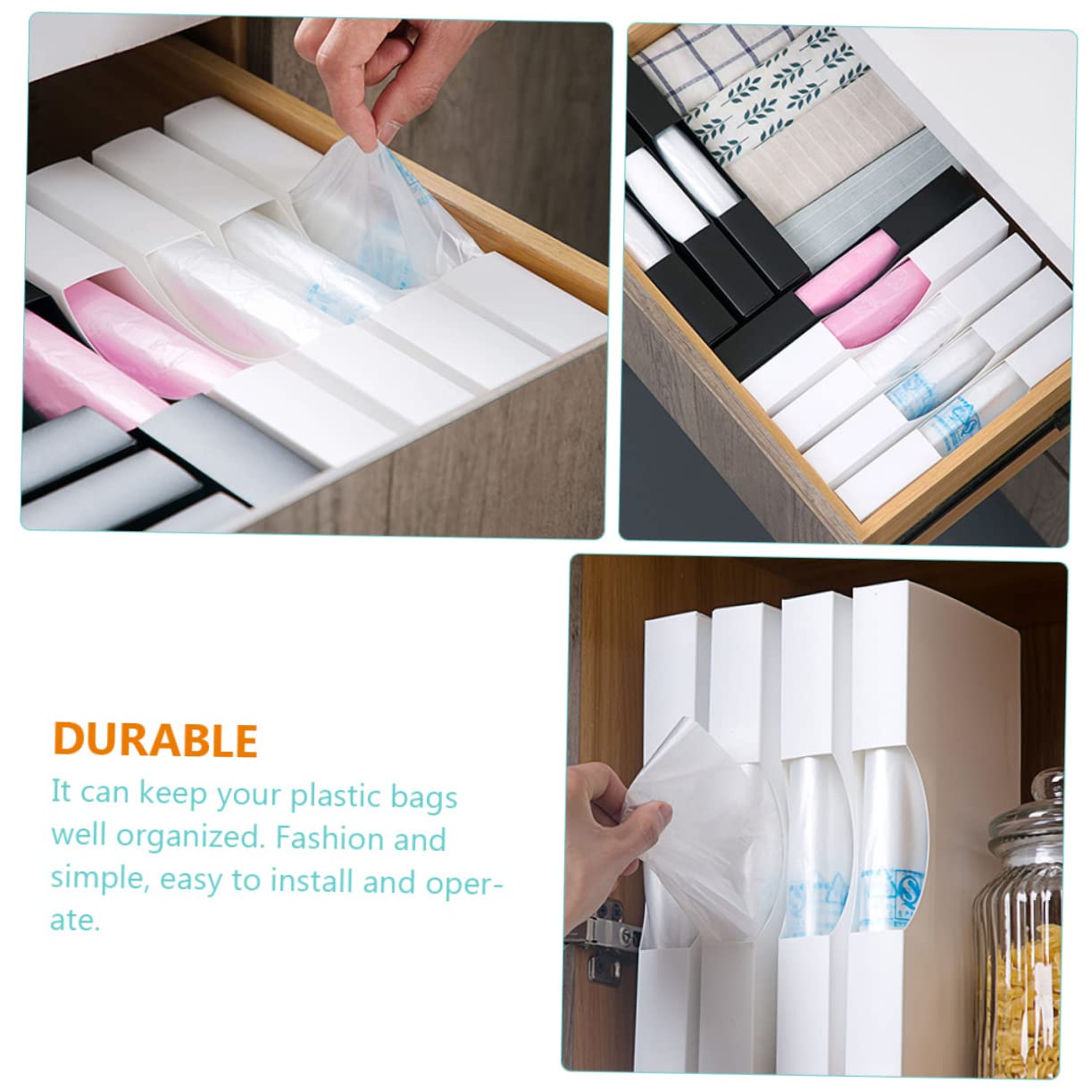 TOPBATHY 6 Piezas Bolsa De Almacenamiento Caja De Almacenamiento Organizador Pañal Bolsa De Basura Dispensador Bolsa De Caca Bolsas De Basura Exteriores Bolsa De Basura Soporte De