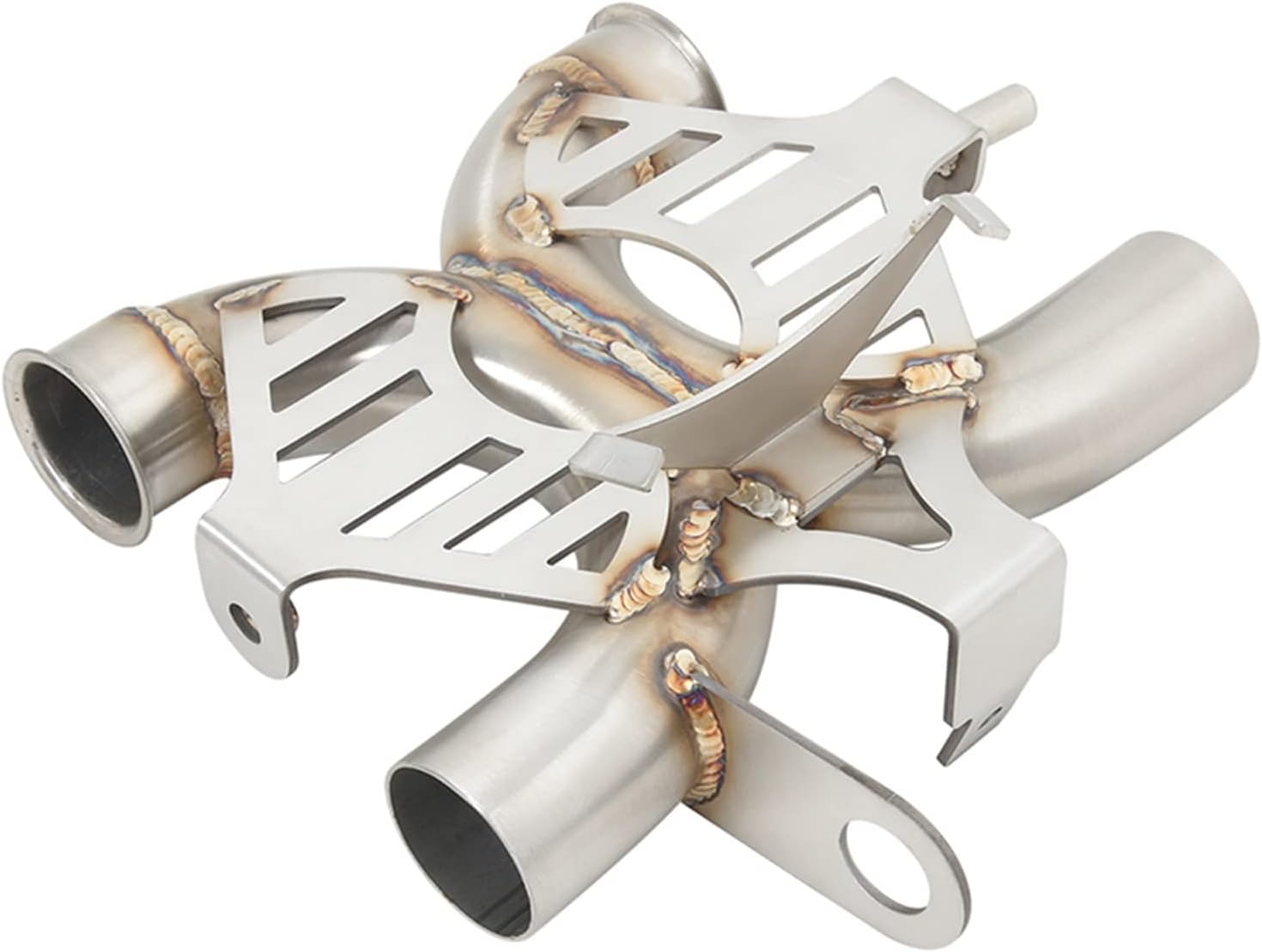 オートバイの排気ミドルリンクパイプエスケープモト変更削除触媒に適合するボンネビル T120 EFI 1200 2017 2018 2