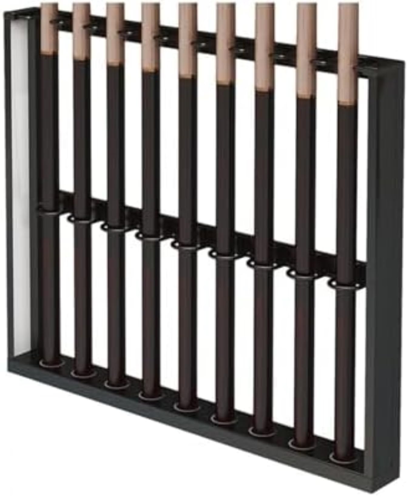 Support de mur métallique pour 9 tacos de billar et accessoires de salles de jeu
