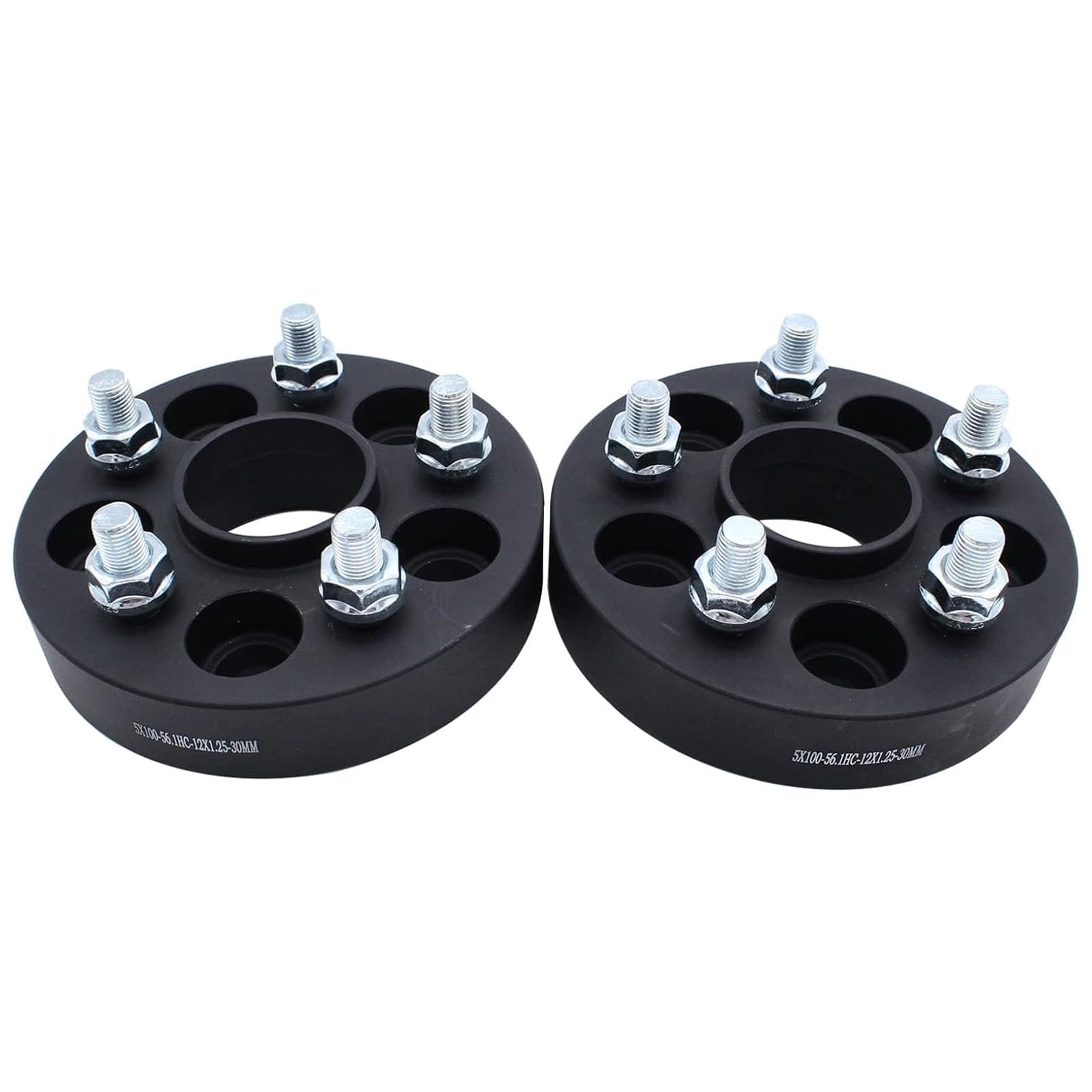 2PCS 30mm Thickness 5x100 PCD Hub Centric Wheel Spacers M12x1.25 56.1mm Adaptors Compatible with Subaru Impreza Legacy Wrx Forester