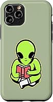 Vista 22 de iPhone 15 Pro Max Alien Reading A Book Case