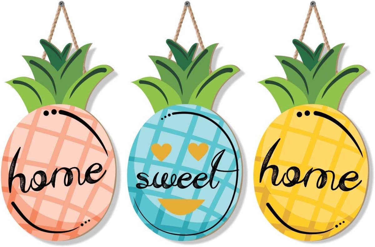 PRINTELLIGENT Door Hanging Funny Quirky (Home Sweet Home)