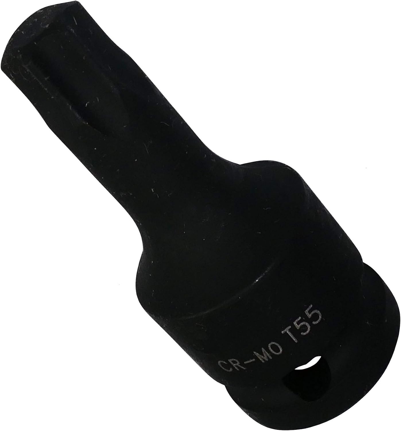 AERZETIX Steckschlüsseleinsatz TORX T55 Für 1/2 Zoll Antrieb - Cr-Mo Stahl, Schwarz