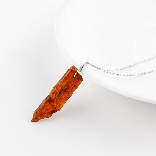 Miniatura 104 de Real Ethiopian Opal Rough Crystals Pendant Necklace Gemstone Natural Raw Crystals Fire Play Healing Crystals, October Birthstone, 925 Sterling