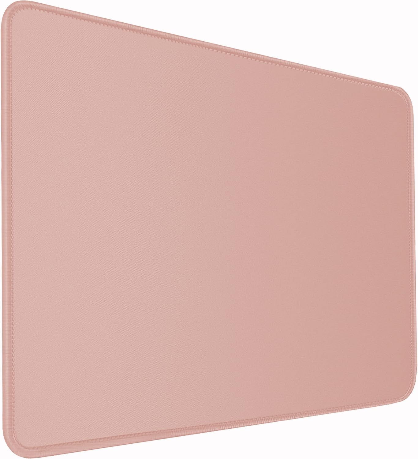 Mousepad, Large Gaming Mouse Pad with Double Stitched Edges, 14.9 x 11.7 inches Premium-Textured & Waterproof Mouse pad, Nonslip Natural Rubber Base Mousepad for Laptop,Computer, Office, Pink