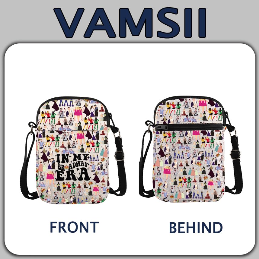 VAMSII Musical Crossbody Bag Musical Theatre Gift Musical Merch Gift3