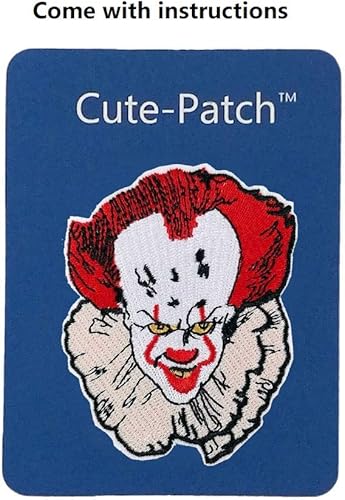 Miniatura 3 de Lindo parche bordado de payaso para planchar para camiseta y mochila