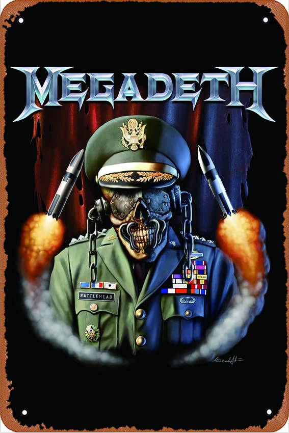 Megadeth Various Art 6 Various Art Poster Metal Tin Signs Modern