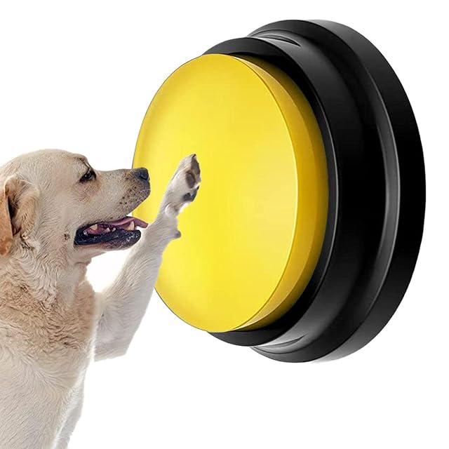 Foto 7 de 8 de Lecerrot Botón grabable - Sonido Botón parlante grabable,Enseñe a su Perro a Hablar, grabación Voz 30…