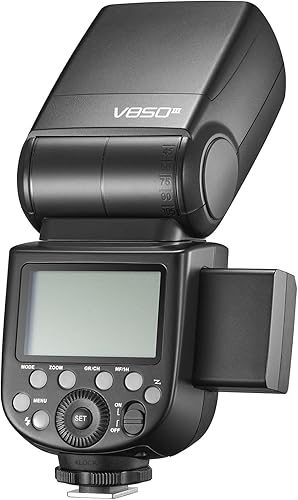 Miniatura 9 de Godox V850III Flash de cámara flash 7.2V/2600mAh HSS 1/8000 2.4G 1.5s Tiempo de reciclaje 450 Pops de potencia completa para cámaras DSLR con