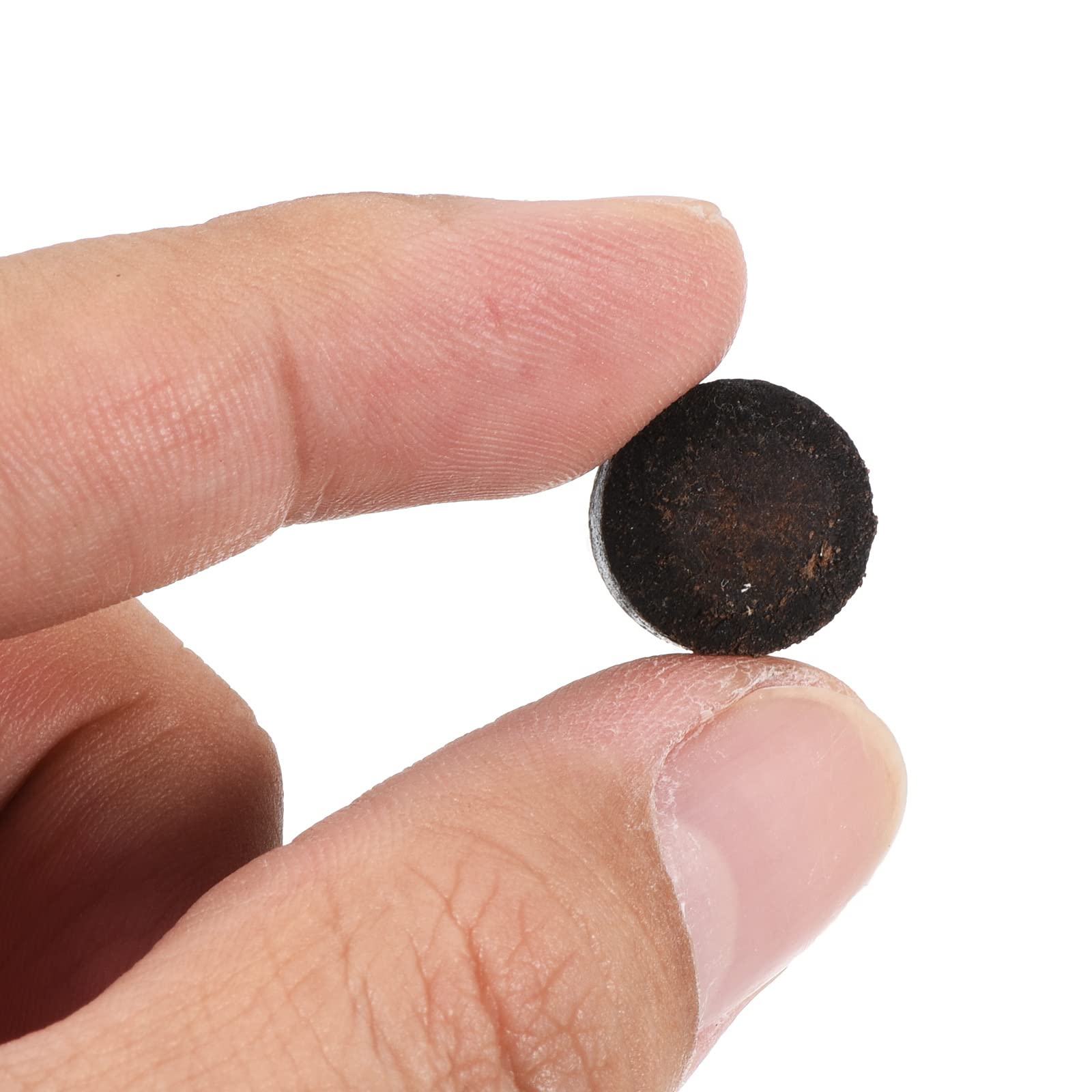 6 Punte Per Stecca Da Biliardo 13mm | In Pelle Di Mucca | Per Stecche Da Snooker E Biliardo | Colore Marrone