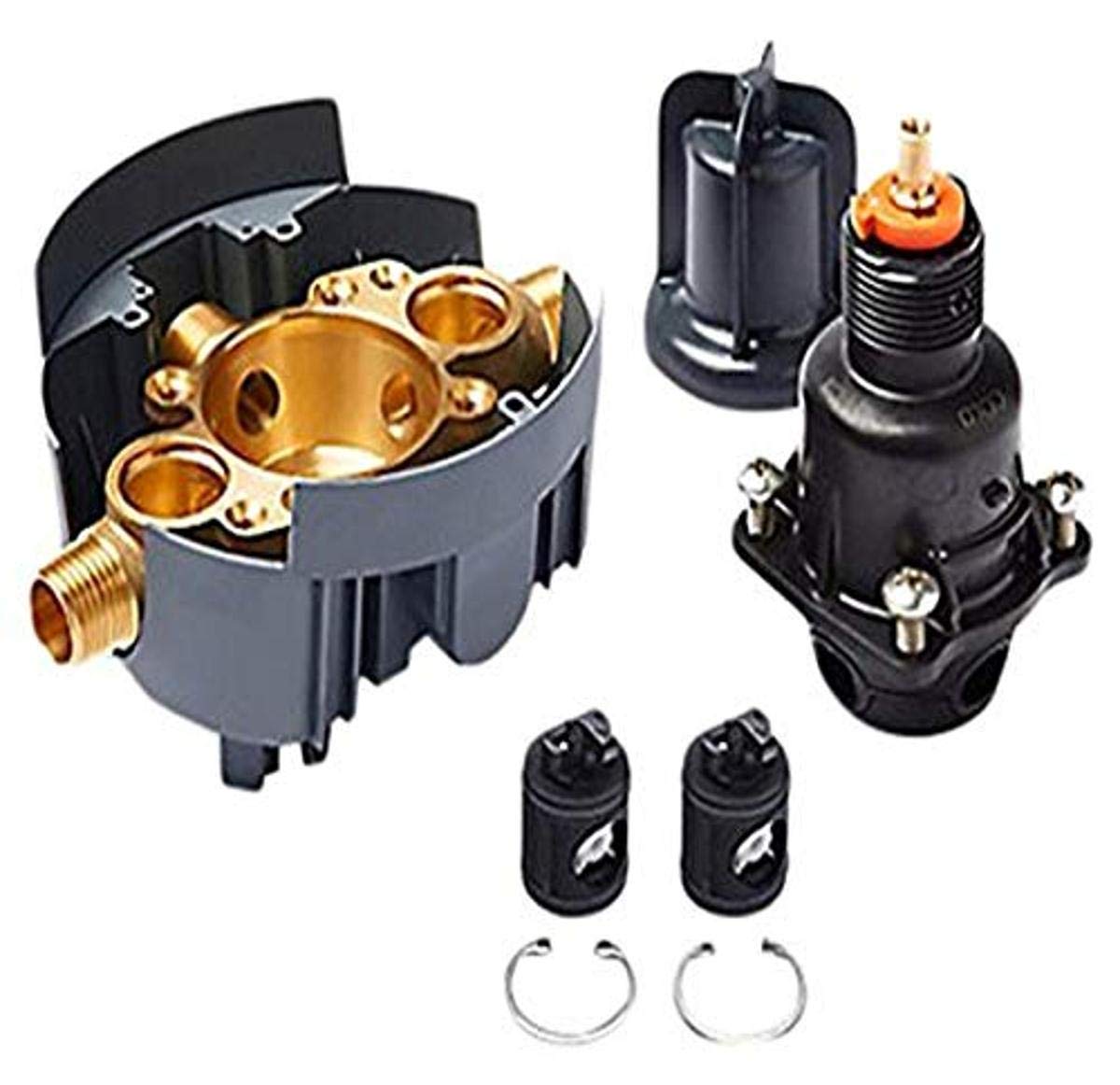 Photo 1 of KOHLER P8304-KS-NA Rite-Temp Valve Body and Pressure-Balancing Cartridge Kit with Service Stops, Project Pack Includes 12 Per Case