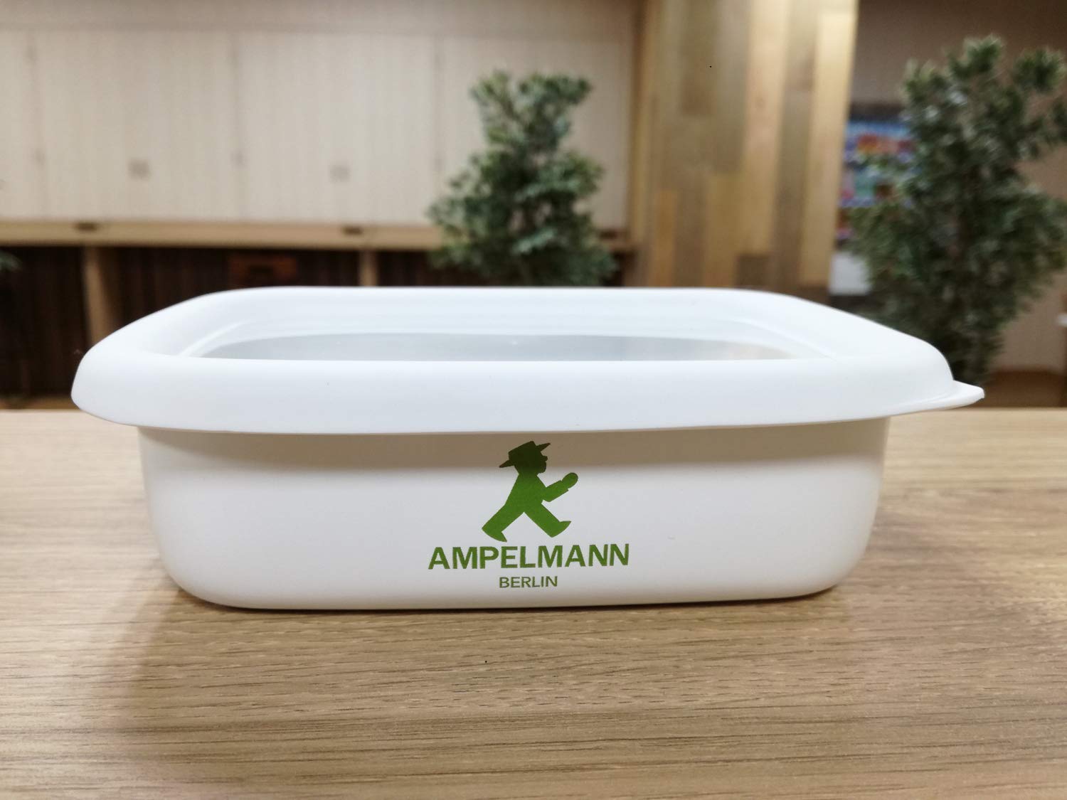 Amazon｜アンペルマン 保存容器 ホーロー 浅型 角容器 420ml S APF-S
