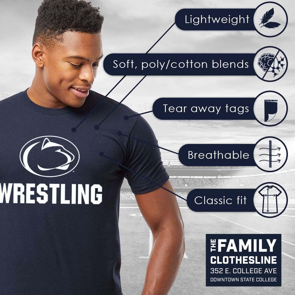 Penn State Officially Licensed Wrestling Logo T Shirt