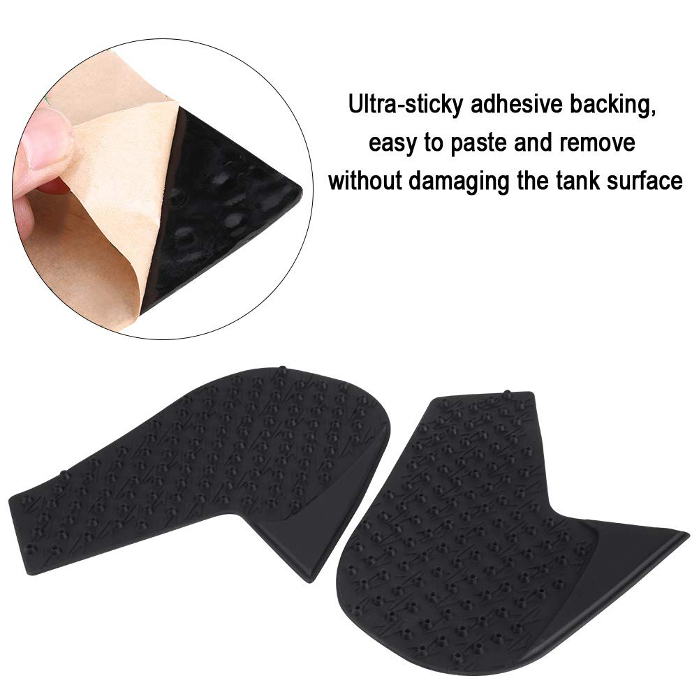EBTOOLS Protezione Serbatoio Mt 09 - Adatto per MT-09 FZ-09 2014-2016, Antiscivolo Mt09, 2pcs Tank Traction Pads, Rubber Anti-Slip Gas Knee Grip Sticker Side Decal Replacement