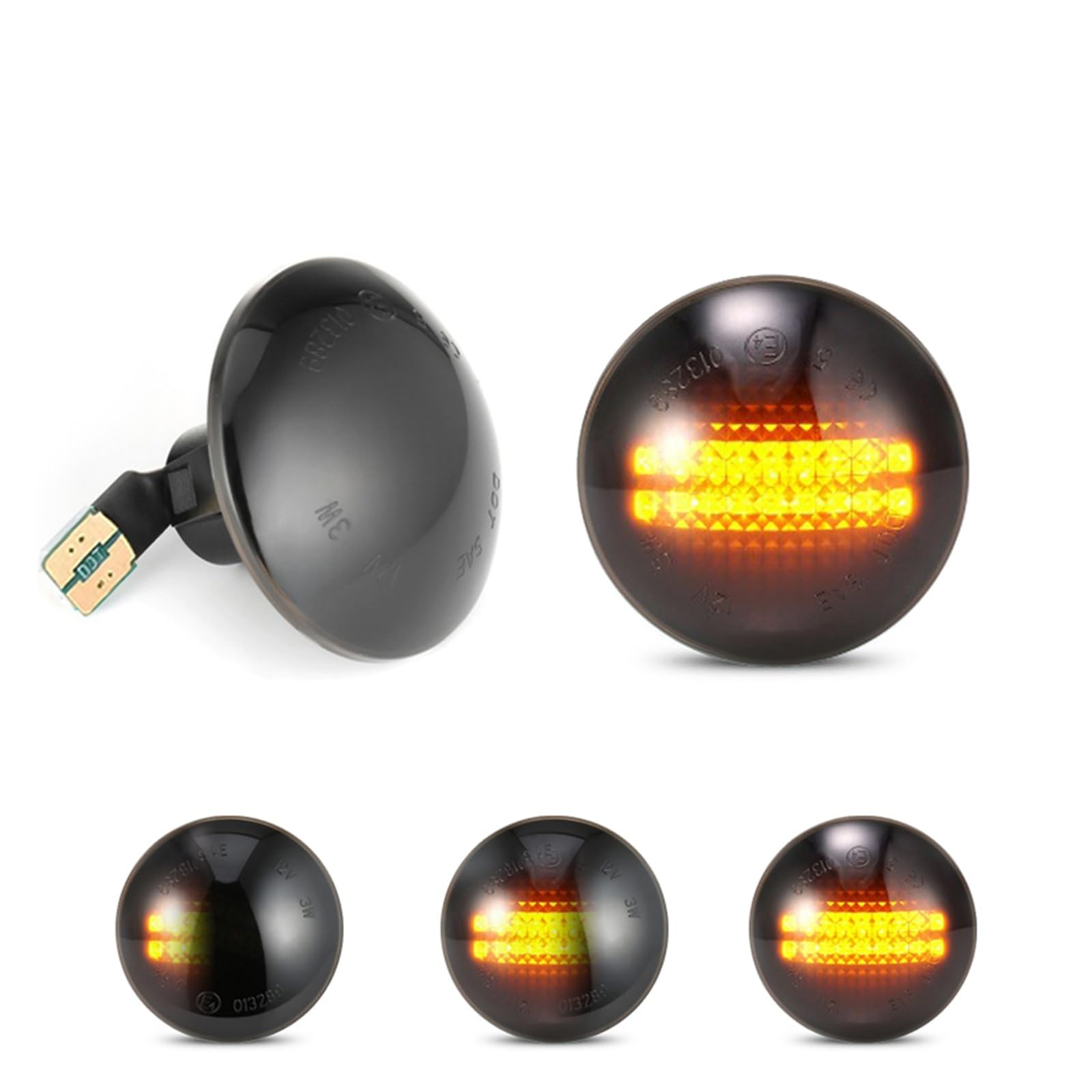 Indicatore Direzione Sostitutivo Per Land Per Rover Per Range 2002-2011 2012 2 Pezzi LED Indicatore Laterale Lampada Indicatori Direzione Luci Ambra Dinamiche