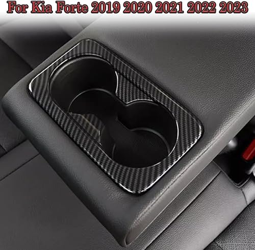 Miniatura 2 de MUXEE Soporte trasero para tazas de agua, material de decoración para Kia Forte K3 2019 2020 2021 2022 2023 - Accesorios interiores deportivos de