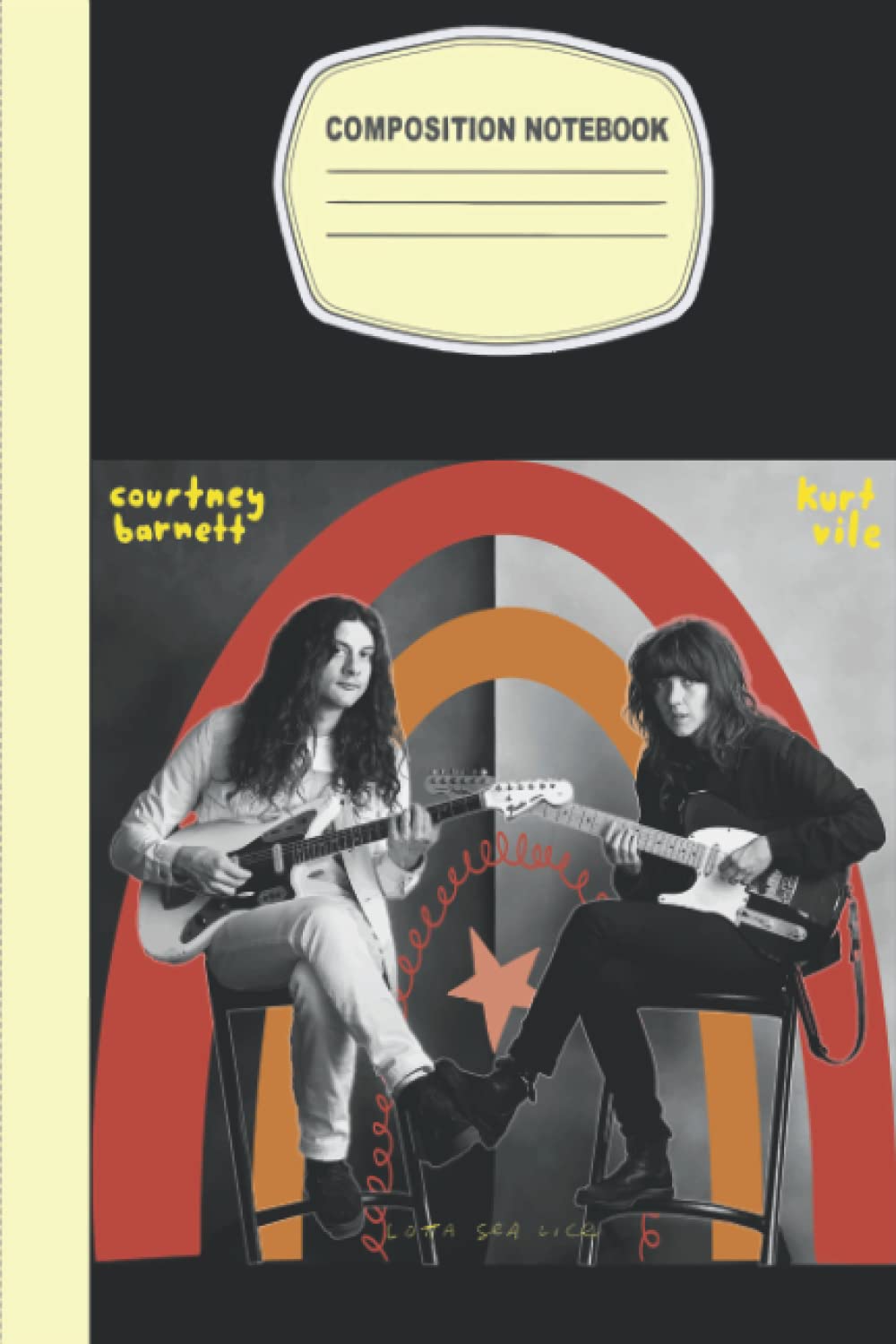 Courtney Barnett Composition Notebook Singer Merch: Courtney Barnett Collage | Courtney Barnett Skin Color Theme | Journal | Diary For Any Occasion ... Home, School With 6x9 inches (114 Pages)
