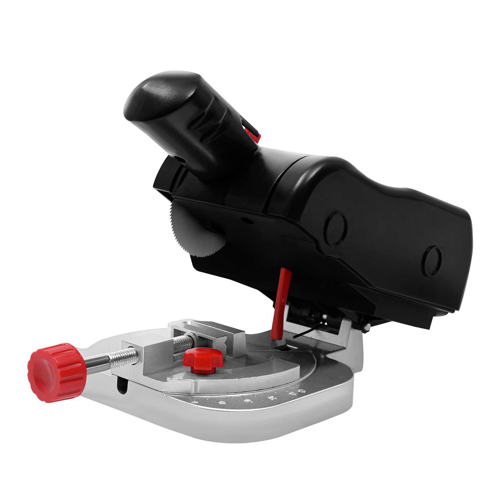 90V Mini Miter Saw with Steel Saw Blade 6000RPM Mini Table Saw Circular Saw Electric Saw for Wood Cutting Cross Cut Saw for Wood Metal Cutting Angle Cutting Saw