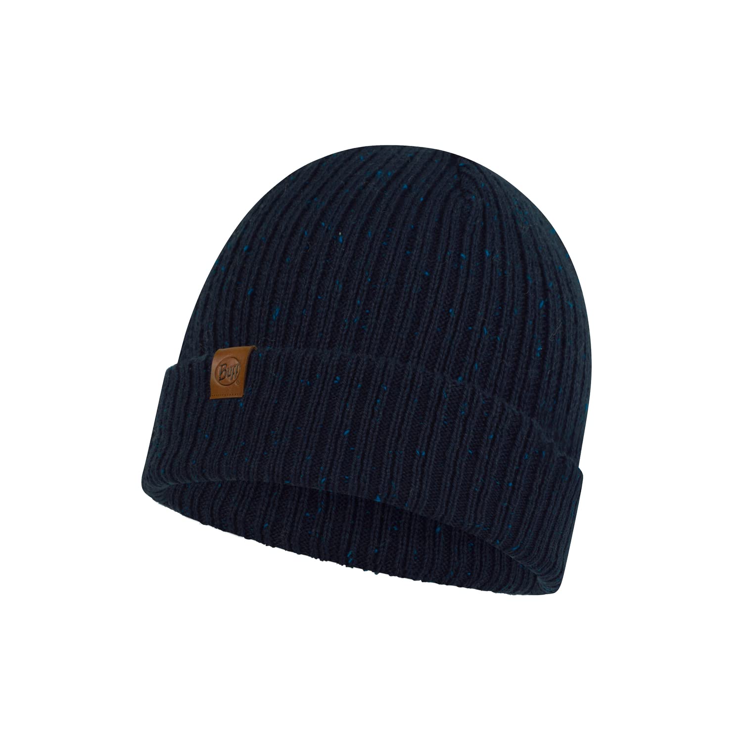 Buff Men Kort Knitted Hat - Night Blue, One Size