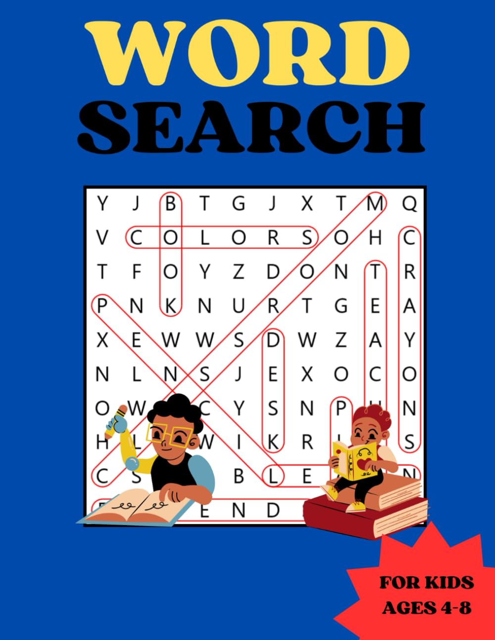 Word search 4 to 8 years old: Search for words aged 4 to 8, to improve skills on various themes and subjects.