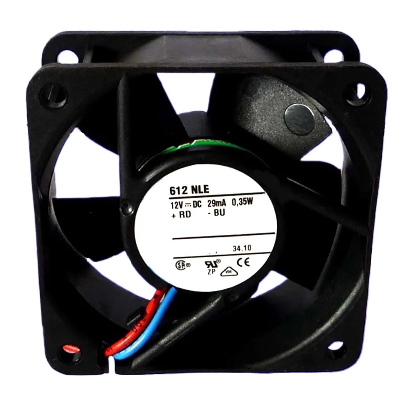 Cxdfrser One Color 612Nle 612Nle 12Vdc 0.35W Cooling Fan 6025 6Cm 60 * 60 * 25Mm