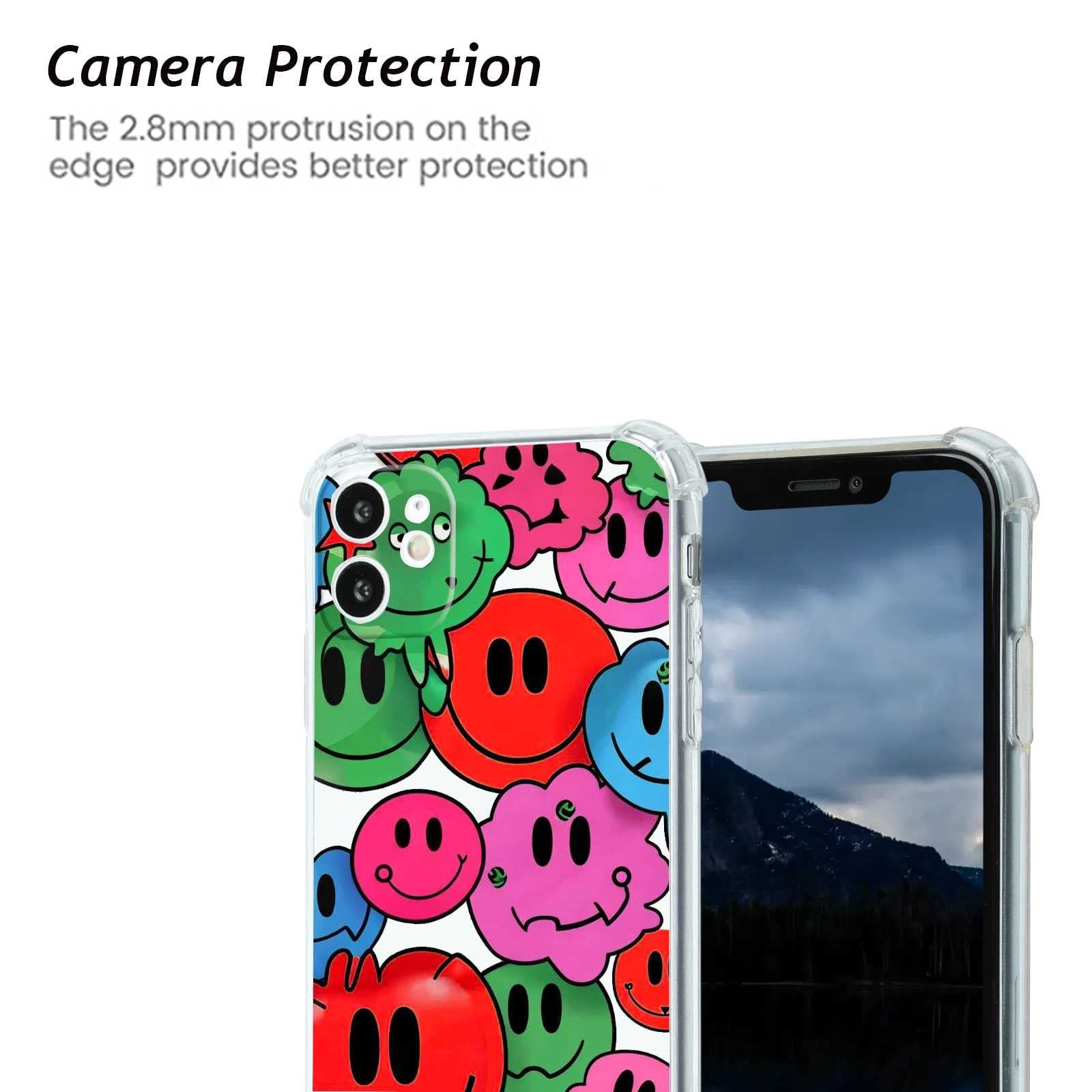 iPhone - be Happy•*¨*•.¸♬︎ ZAKAY Compatible with iPhone 11 Smile Case, Be Happy