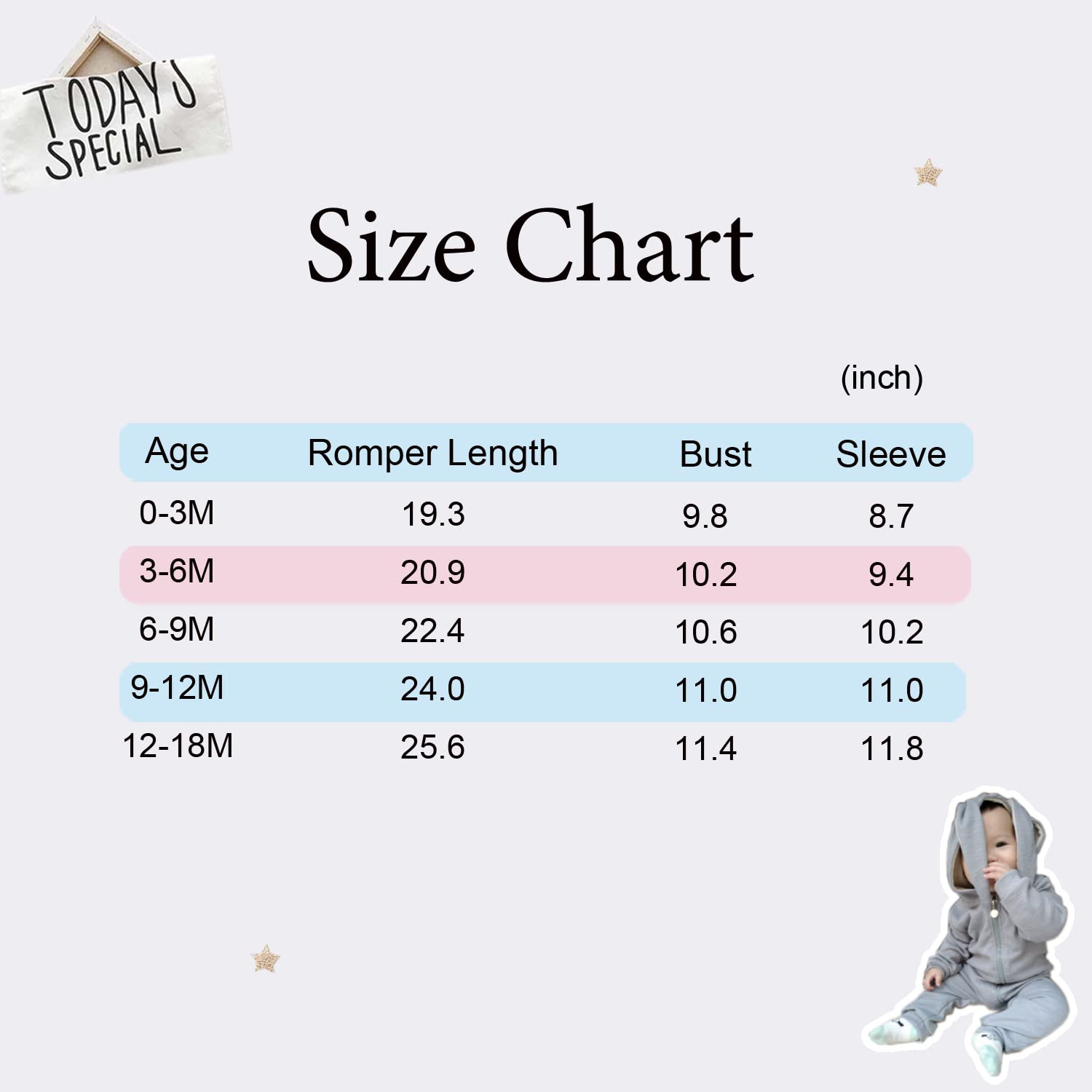 Verve Jelly Nouveau-né bébé unisexe body mignon lapin oreille manches longues fermeture éclair barboteuse automne hiver pyjamas tenue