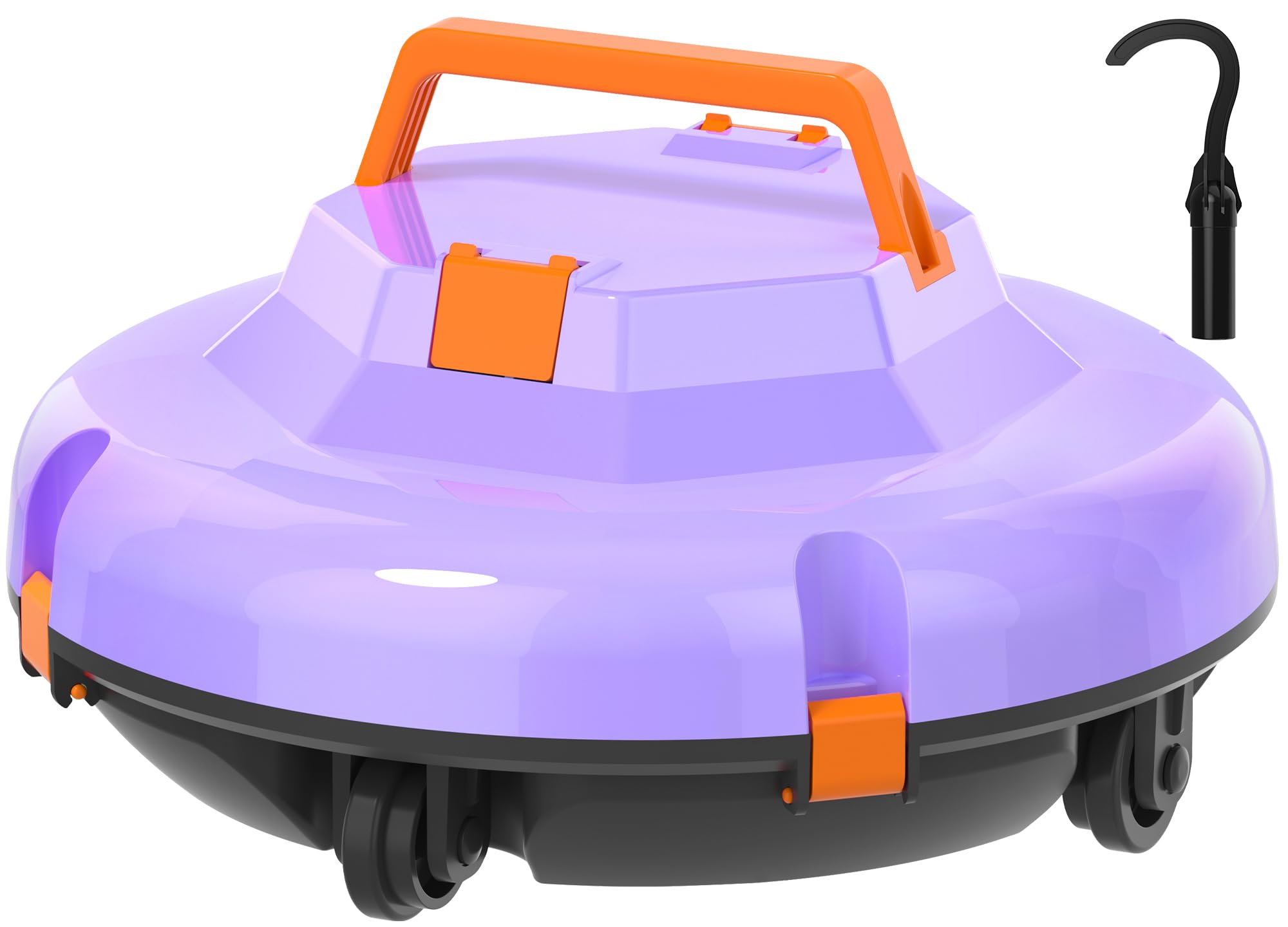Robot nettoyeur de piscine sans fil 2026 – Aspirateur de piscine automatique de 120 minutes pour piscine hors sol et piscines plates creusées jusqu'à 1000 m², robot nettoyeur de piscine avec