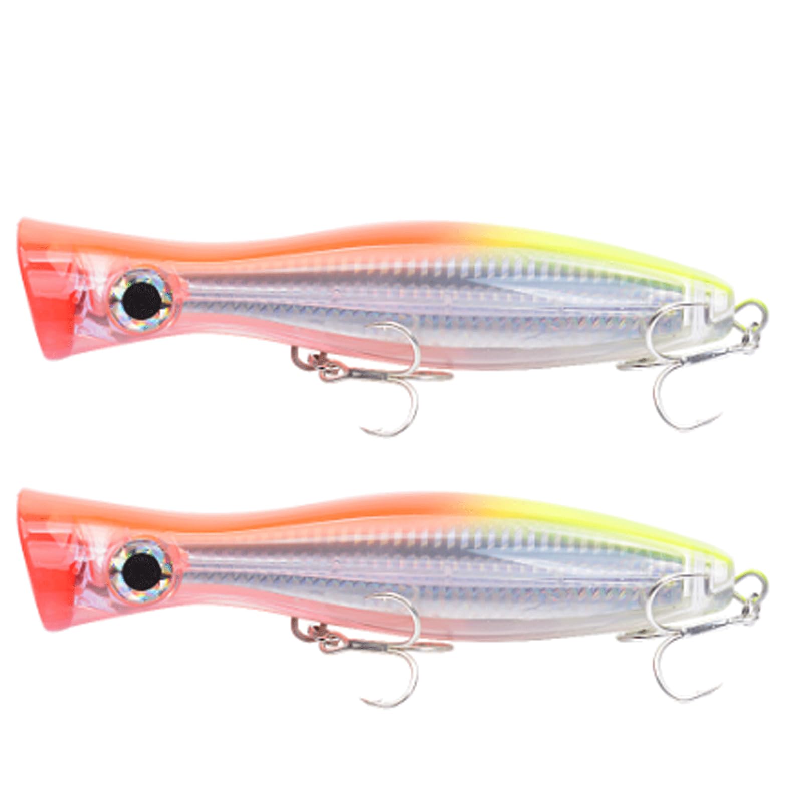 IvyLoutish Fishing Lure Bait 2 Pcs Floating Hard Baits Poppers Sea Fishing Bait 160mm 80g Fishing Things Accessories Topwater Floating Fishing Poppers Fishing Tackle
