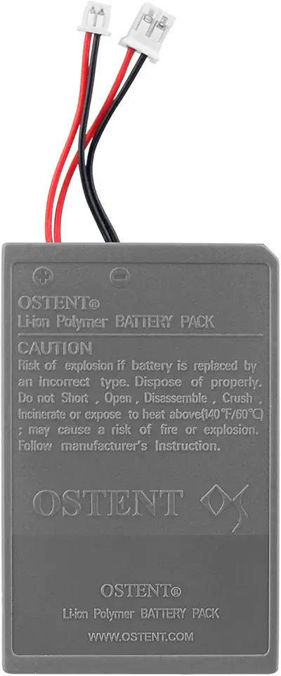 OSTENT 1000mAh 3.65V 3.7Wh recarregável Li-ion bateria de substituição para Sony PS4 Original/Pro/Slim Wireless Bluetooth Dual Choque Controlador CUH-ZCT1 CUH-ZCT2 Series