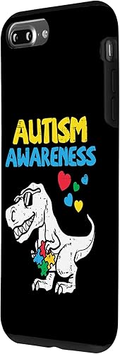 Miniatura 2 de Funda para iPhone 7 Plus8 Plus para concientización del autismo Trex Dino Lindo Dinosaurio Niños Niños