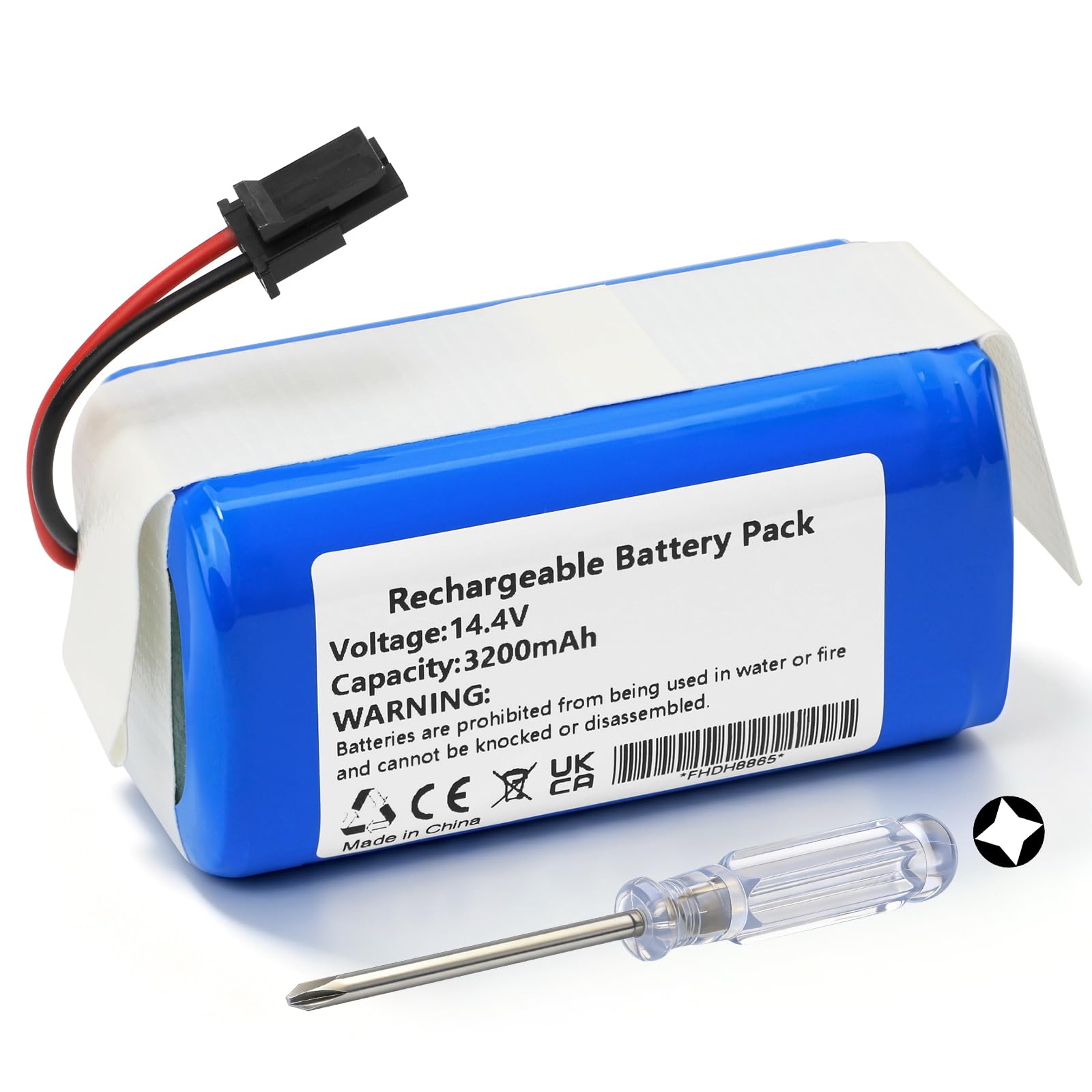 K KYUER 3200mAh Replacement Bateria do Tikom G8000 Pro Robot Vacuum Cleaner odkurzaczy Battery