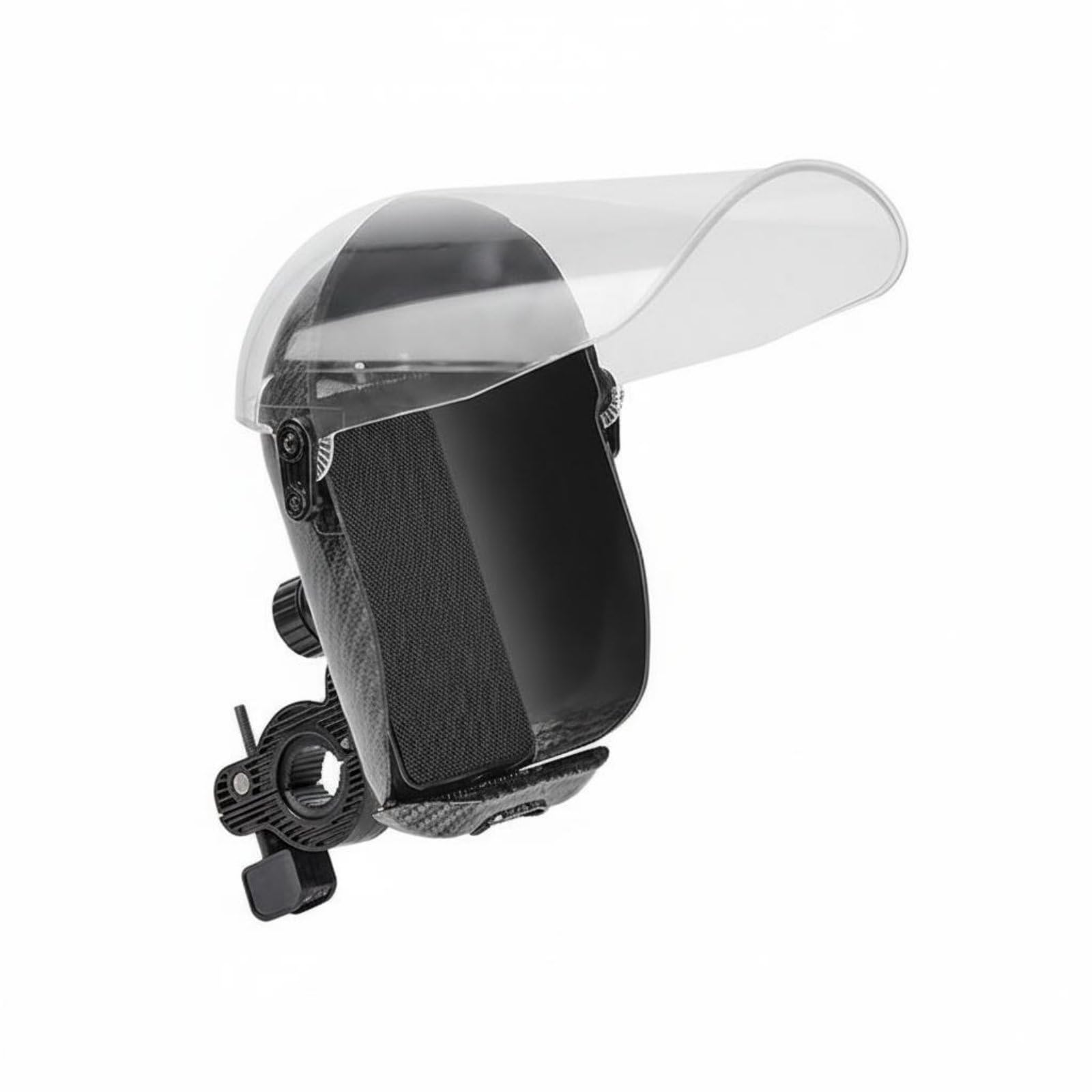Rainproof Canopy Motorcycle Phone Holder Shockproof All-Weather Phone Navigator Holder Easy Installation Rain Cover Bike Mount 360° Rotation for Motorcyclists, Delivery Riders, Cyclists, Navigation, O-picture-27